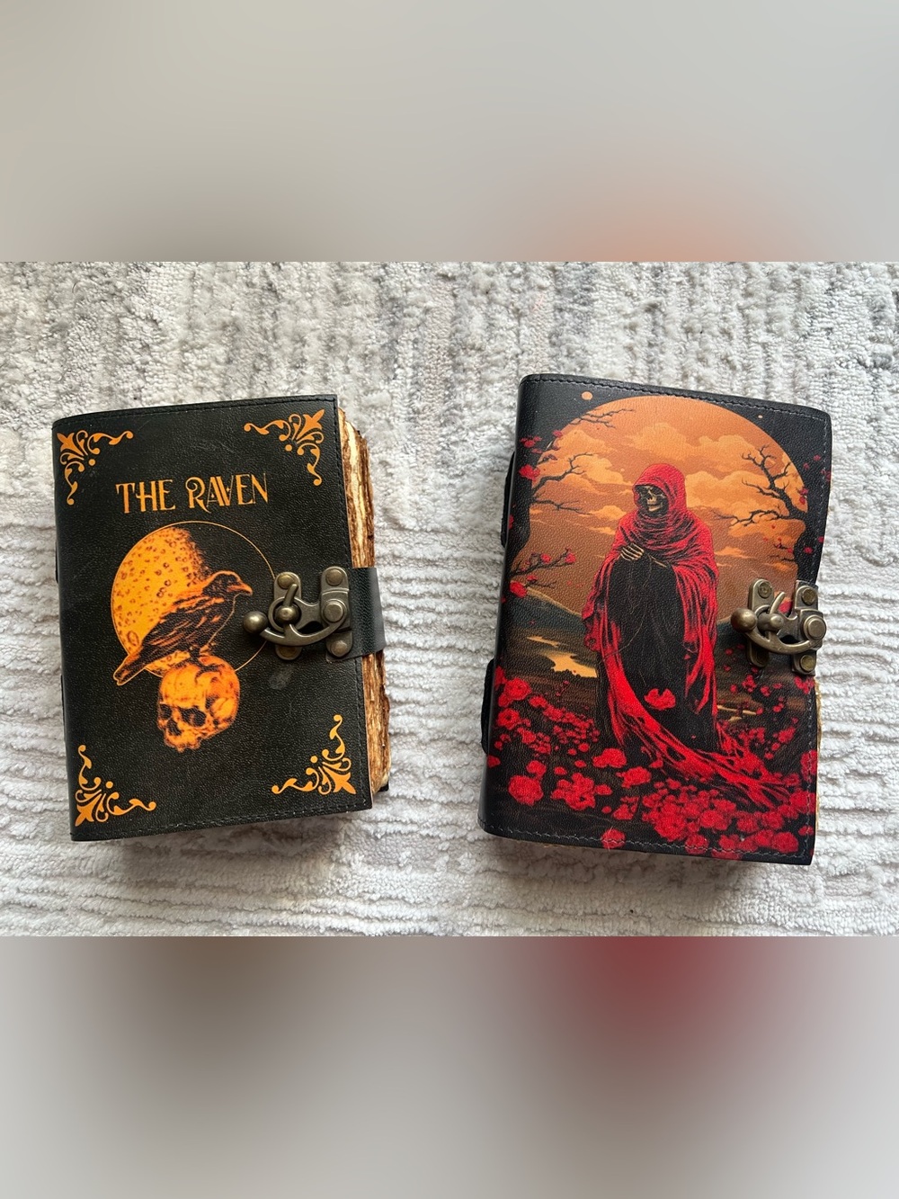 Halloween Gothic Journals with antique pages
